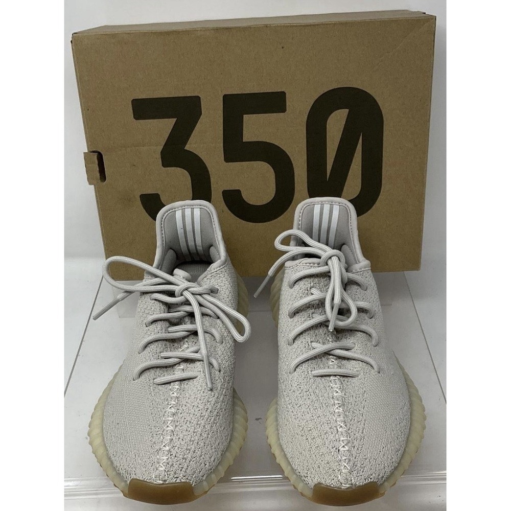 adidas Yeezy Boost 350 V2 Sesame 2018 Primeknit Gray Gum Low F99710 - Picture 2 of 8